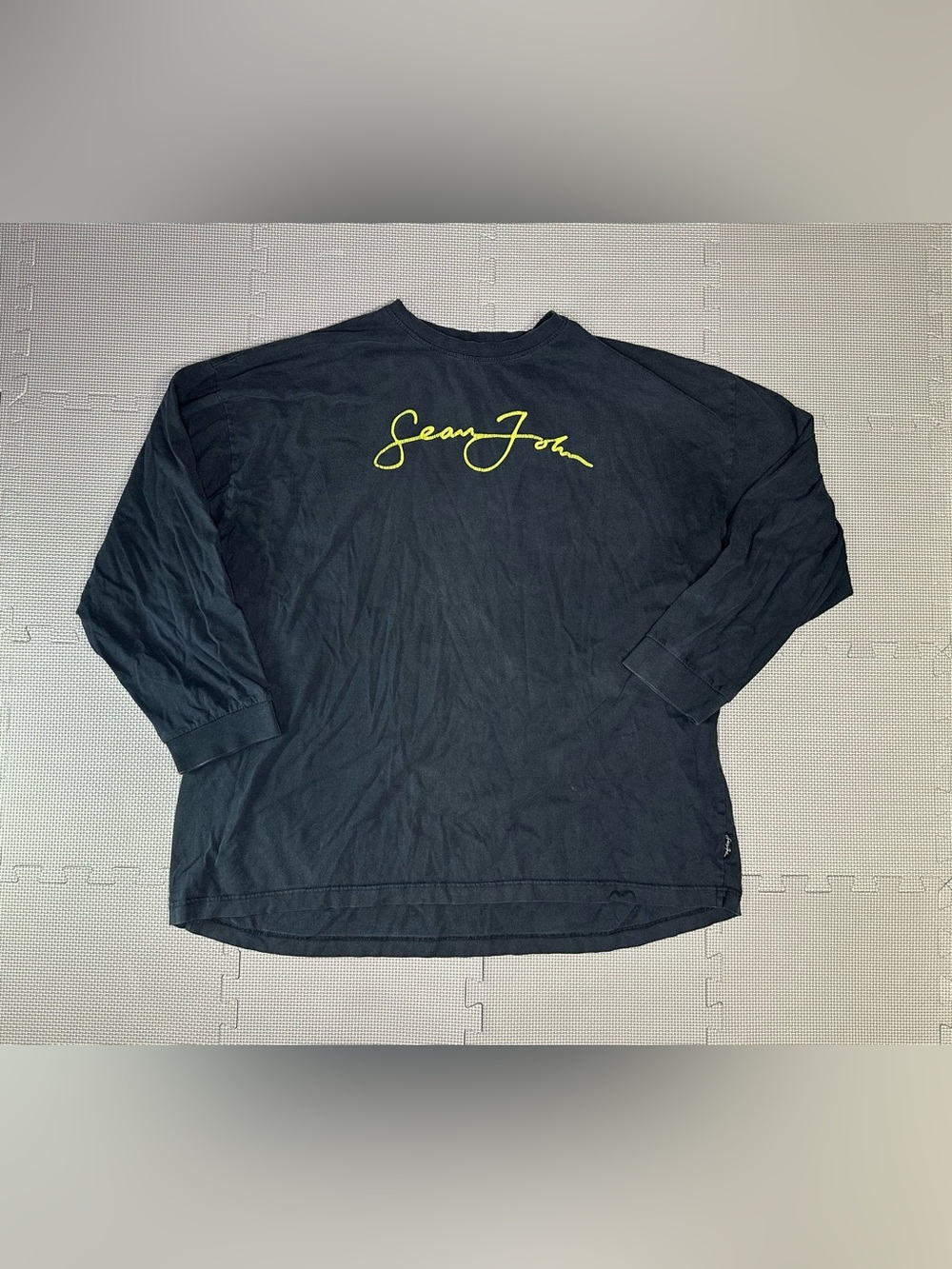 Y2K Sean John Long Sleeve Shirt Size 3XL Puff Daddy Diddy Hip Hop